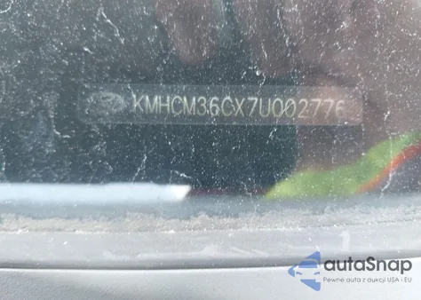 2007 Hyundai Accent Gs from USA, damaged, VIN KMHCM36CX7U002776